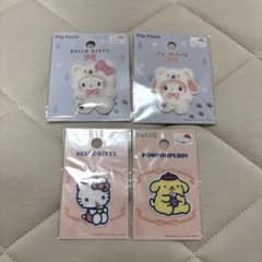 サンリオ キャラクターワッペン 4種セットのサムネイル
