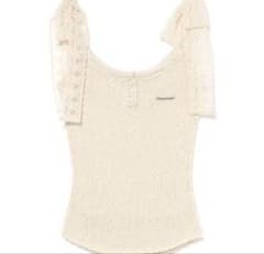 即日発送アイボリーCotton ribbon tank andmary 正規品】ANDMARY Cotton ribbon tank ivory - メルカリ