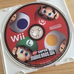 ディスクのみ Wii ニュースーパーマリオブラザーズのサムネイル