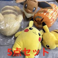 포켓몬 피카츄 이브이 봉제인형 5체 세트