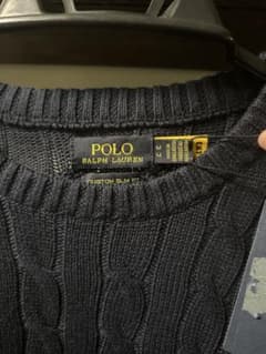 【限定値下げ‼️】Polo Ralph Lauren ネイビー セーター Mのサムネイル