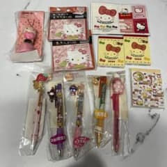 ハローキティ　キティグッズ　ペン　メモ帳　まとめ売りのサムネイル