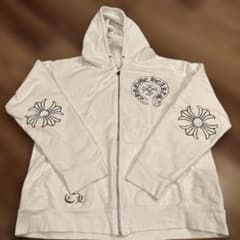 青*ん様 CHROME HEARTS ホワイトパーカー - メルカリ