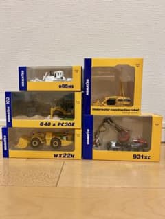 非売品・未使用】Komatsuコマツ ミニチュア5点セット - メルカリ