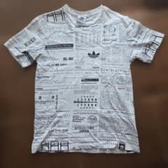 adidas 総柄プリント Tシャツ ホワイトのサムネイル