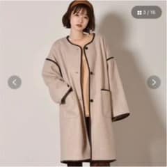 レトロガール　パイピングコートのサムネイル