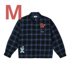 トップス PALACE Zip Up Shirt Navy L Mサイズ PALACE ZIP UP SHIRT NAVY - メルカリ