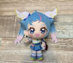 わんだふるぷりきゅあ!　コロっとまんまる　プリフェイスぬいぐるみ　キュアスカイ