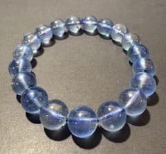 デビルアクアマリン　ブレスレット　高品質　ハイクオリティ　天然石 高品質 デビルアクアマリン ブレスレット 10.5mm 内径17cm 天然石