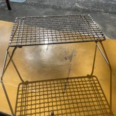 ステンレス製 折りたたみ焼き網 約33cm x 22cmのサムネイル