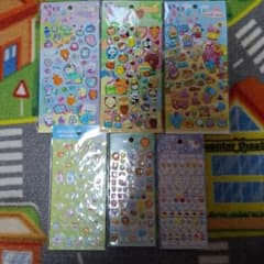 キラキラキューティーシール 6枚セット平成女児のサムネイル