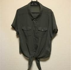 makocyanさま専用☆カーキ☆トップス☆大きいサイズのサムネイル