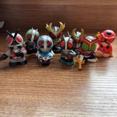 仮面ライダー 指人形 8体セット サイクロン - メルカリ