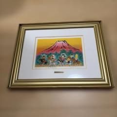 吉岡浩太郎 七福神馬九行 版画 額装 - メルカリ