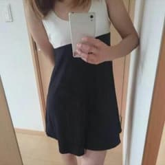 DURAS★バイカラー ワンピース♥のサムネイル