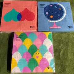 ペーパーナプキン3点セット(開封済)のサムネイル