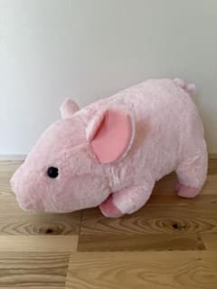 約50cm むっちりミニブタちゃん　ぬいぐるみ　BIG ぴも　プライズ　特大のサムネイル
