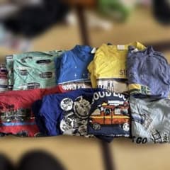 乗り物、電車、新幹線Tシャツセット 8枚組のサムネイル