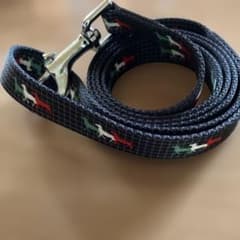 犬用リード ダックスフンド柄 ブラックのサムネイル