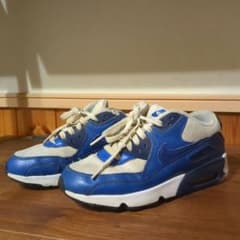 【中古・USED】ナイキ・エアマックス90・青/白・23.5cmのサムネイル