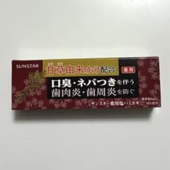 新品　サンスター薬用塩ハミガキ 85g 甘草由来 歯肉炎歯周のサムネイル