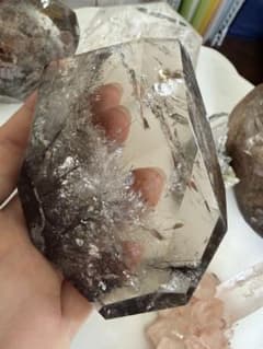 天然石 ルチルクォーツ 原石 虹入り スモーキー - メルカリ