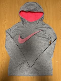 Nike フード付きパーカー グレー/ピンクのサムネイル
