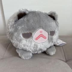 ポメラニアンもち　赤ちゃんもちうつぶせぬいぐるみBIG 【くろみつ】