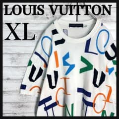 美品・XLサイズ】ルイヴィトン エレクトリックインターシャ ニットT 