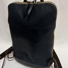 香久山鞄KAGUYAMA KABAN 革と帆布のお出かけリュック A4可 深緑 - メルカリ