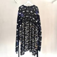 KIDILL DOCKING SHEER FLOWER DRESS - メルカリ