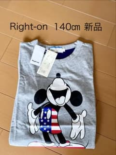 新品 ライトオンRightonミッキーマウス 長袖シャツ 140㎝キッズのサムネイル