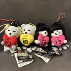 KRUNK×BIGBANG 다채로운 하트 마스코트 4점 세트