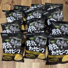 1ケース12袋　男気わさビーフ ポテトチップス 45gのサムネイル