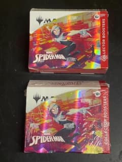 MTG コレクターブースター スパイダーマン 英語版 2BOX シュリンク付き