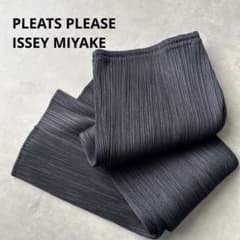 PLEATS PLEASE ISSEY MIYAKEデニム調 プリーツパンツ PLEATS PLEASE ISSEY MIYAKEデニム調 プリーツパンツ - メルカリ