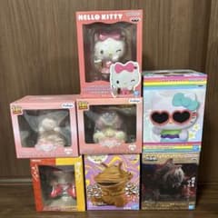 プライズ品 サンリオ ディズニー 特撮 ゲーム フィギュア 7点セット