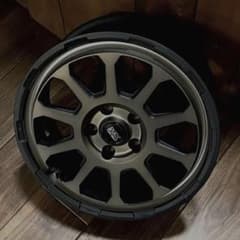 17インチ☆マットブロンズ☆新品☆アルミホイール4本☆デリカ☆RAV4 