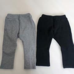 西松屋　80サイズ　ストレッチズボン2枚セットのサムネイル