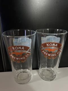 Kona Brewing Co. BIG WAVE ガラスコップ 2個セットのサムネイル