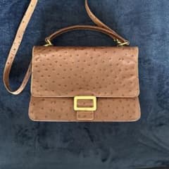 LUSSET オーストリッチレザー ハンドバッグ - メルカリ