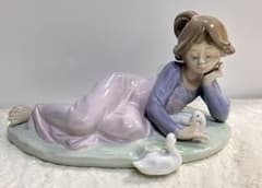 【良品】リヤドロ LLADRO No.5609 「アヒルの家族」 フィギュリンのサムネイル