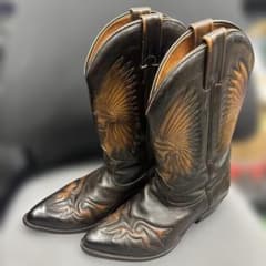 BOULET レザー ウエスタンブーツ カナダ製 25.5㎝ - メルカリ