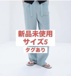 【美品】AURALEE WOOL HERRINGBONE CARGO PANTSのサムネイル