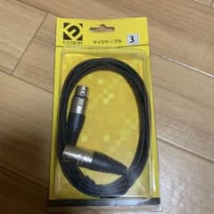 未開封 マイクケーブル3m  E.D.GEAR ECC3S BLKのサムネイル