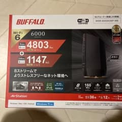 BUFFALO WSR-6000AX8P-MB Wi-Fi 6 ルーターのサムネイル