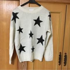 e hyphen world gallery 星柄セーターのサムネイル