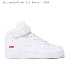 Supreme × Nike Air Force 1 Mid WhiteFW24のサムネイル
