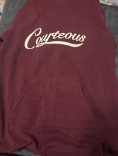 Courteous バーガンディ スウェットのサムネイル