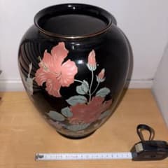 GYP0528 九谷焼 九谷錦栄 花瓶 壺 フラワーベース 陶器 - メルカリ